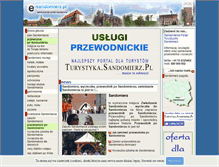 Tablet Screenshot of e-sandomierz.pl